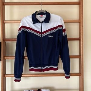vintage wilson tennis jacket!